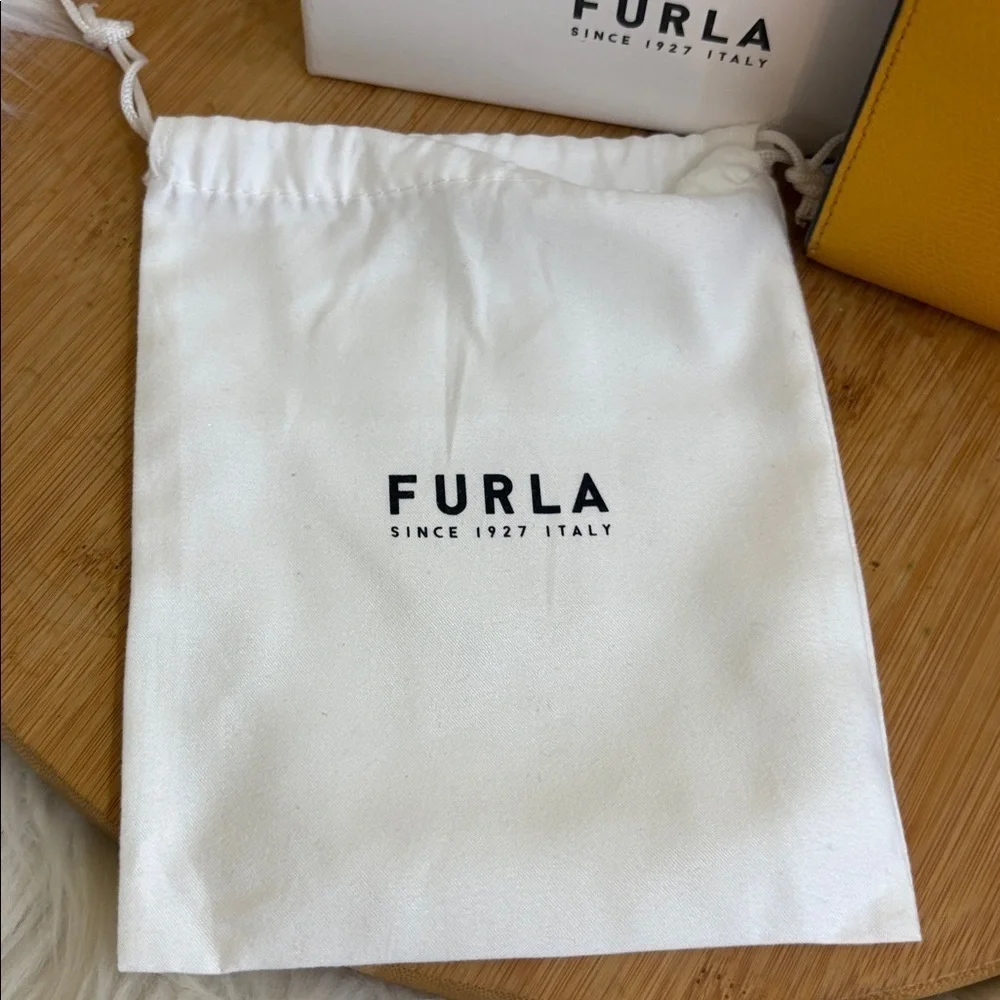 Furla | Babylon Saffiano Leather Compact Trifold Zip Around Flap Snap Wallet NIB